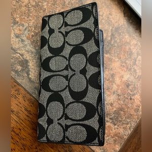 Coach Checkbook Holder